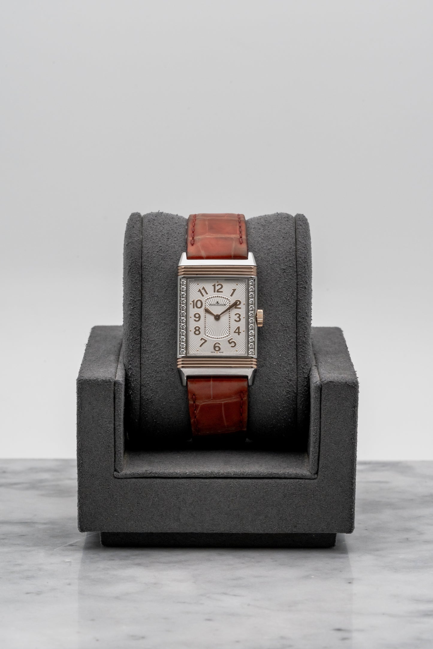 Jaeger-LeCoultre Reverso Ultra Thin Steel/Rose Gold Q3224420 Silver Dial