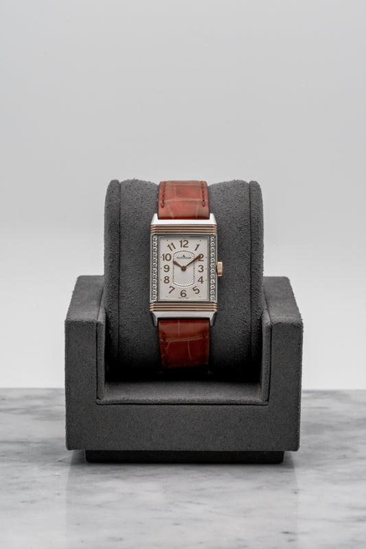 Jaeger-LeCoultre Reverso Ultra Thin Steel/Rose Gold Q3224420 Silver Dial