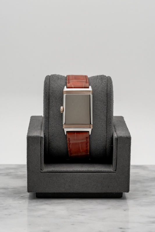 Jaeger-LeCoultre Reverso Ultra Thin Steel/Rose Gold Q3224420 Silver Dial