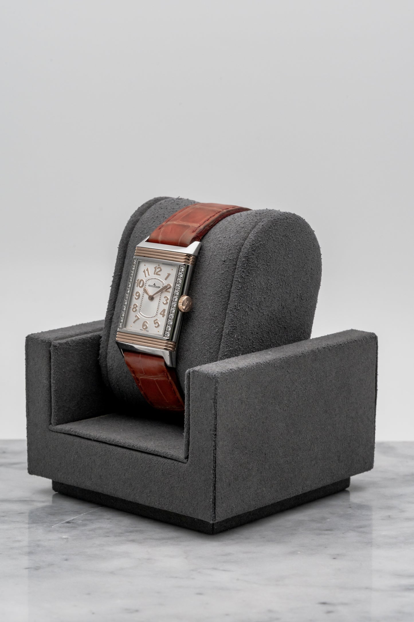 Jaeger-LeCoultre Reverso Ultra Thin Steel/Rose Gold Q3224420 Silver Dial
