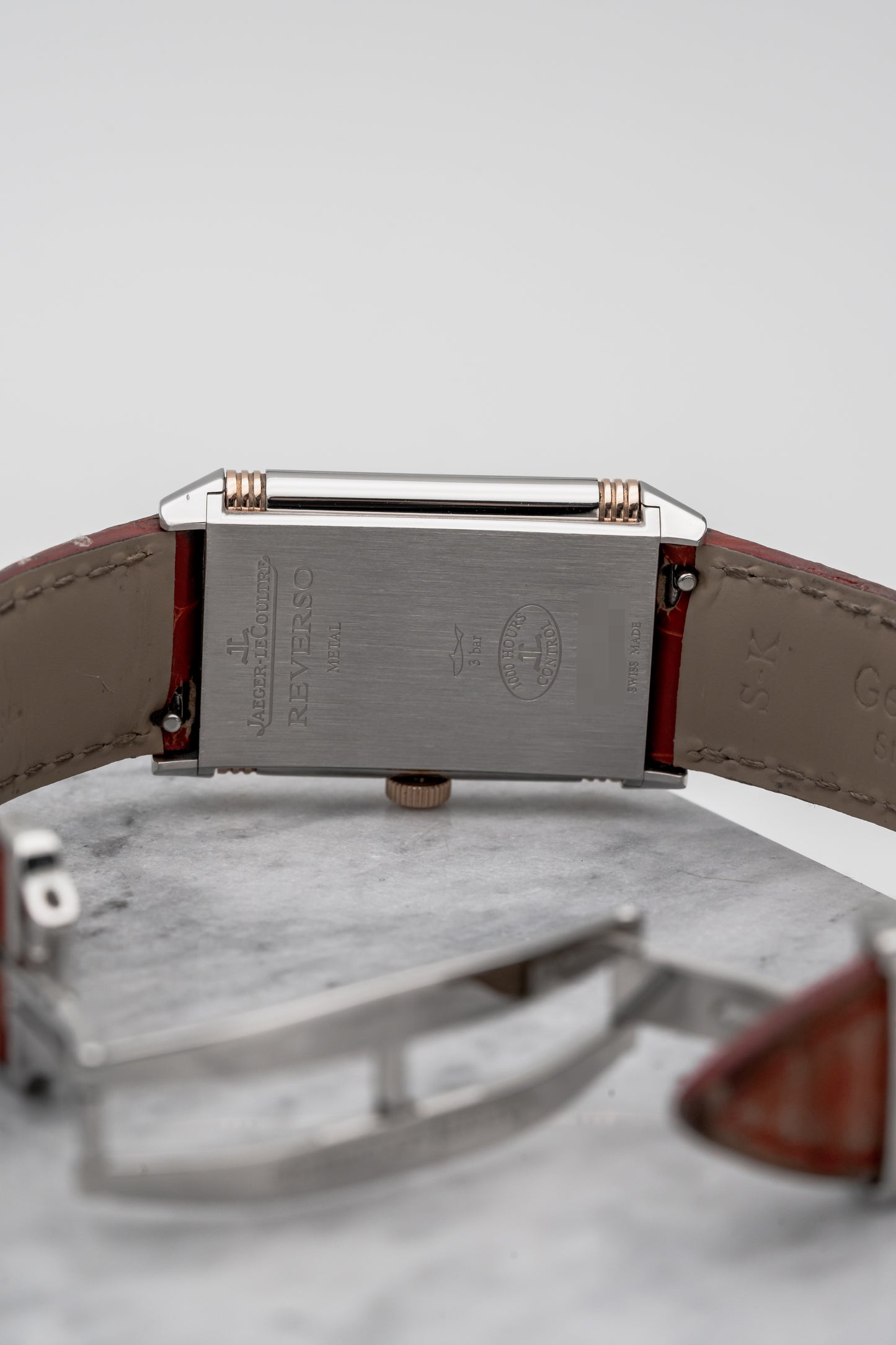 Jaeger-LeCoultre Reverso Ultra Thin Steel/Rose Gold Q3224420 Silver Dial