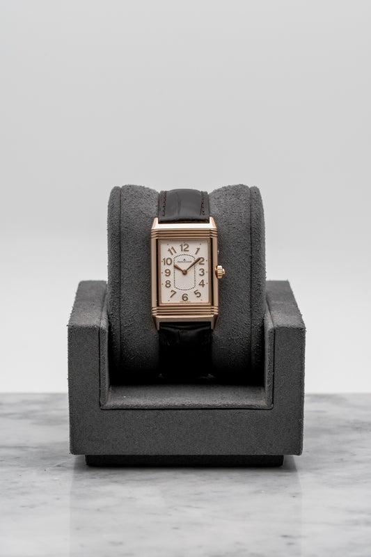 Jaeger-LeCoultre Reverso Duetto Q3302421 Silver & Pink Mother-of-Pearl Dial