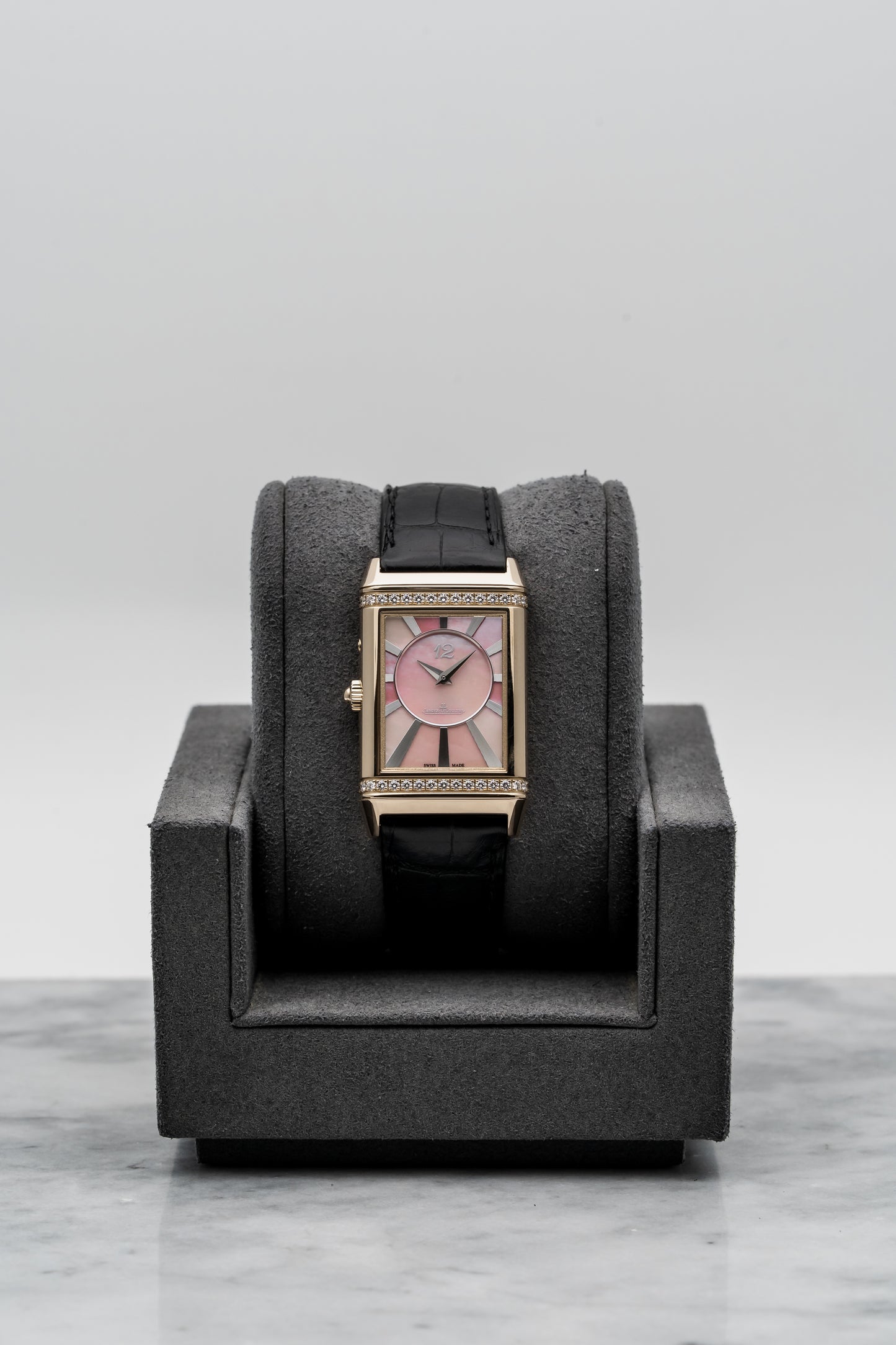 Jaeger-LeCoultre Reverso Duetto Q3302421 – Rose Gold, Silver & Pink Mother-of-Pearl Dial