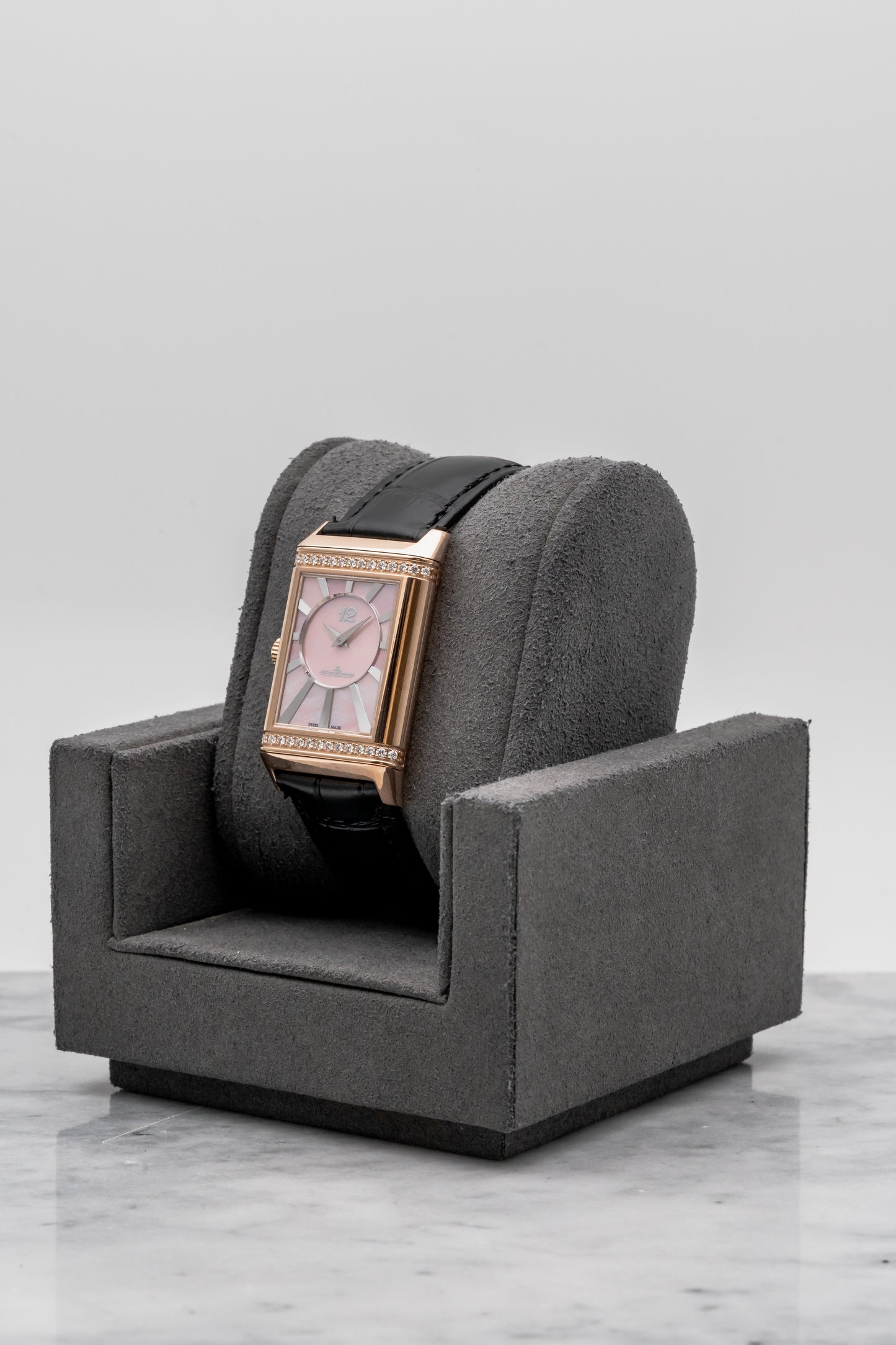 Jaeger-LeCoultre Reverso Classic Small Duetto Q3302421 Pink Mother-of-Pearl Dial