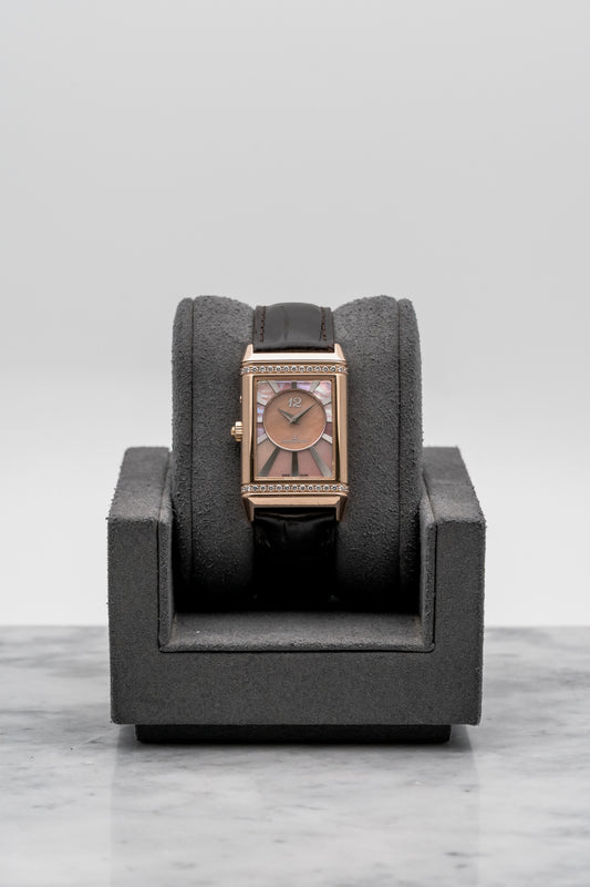 Jaeger-LeCoultre Reverso Duetto Q3302421 Silver & Pink Mother-of-Pearl Dial