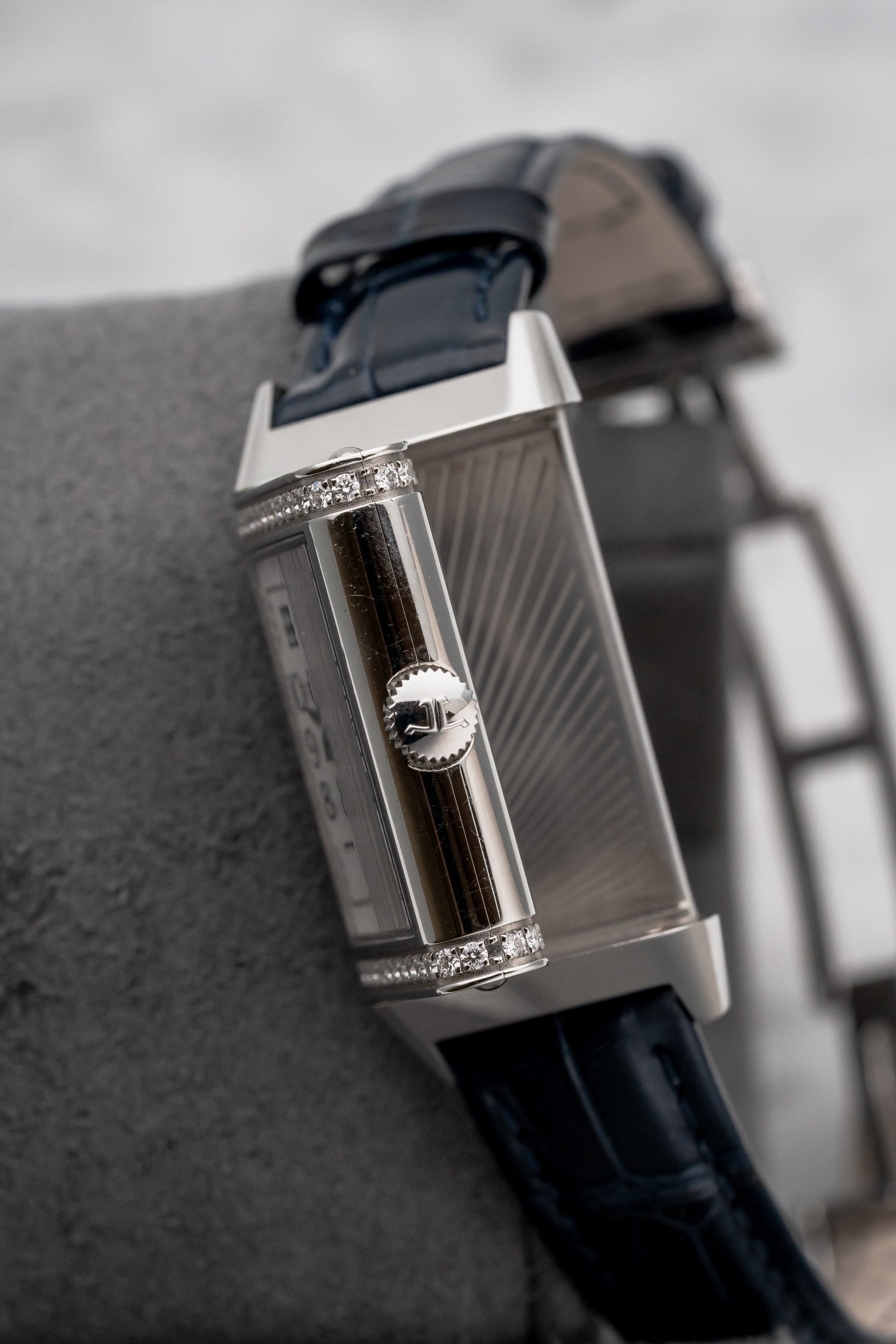 Jaeger-LeCoultre Reverso One Duetto Q3348420 Silver/Blue Dial