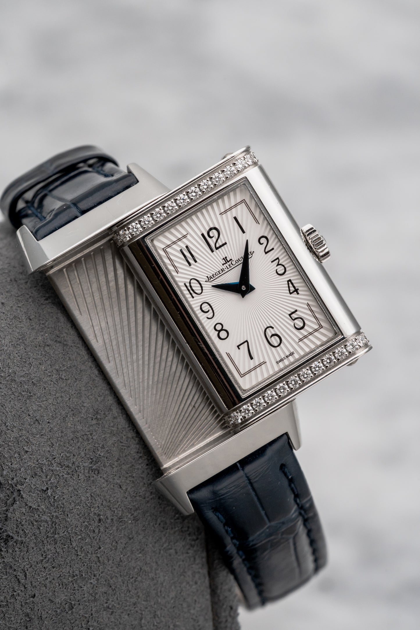 Jaeger-LeCoultre Reverso One Duetto Q3348420 Silver/Blue Dial