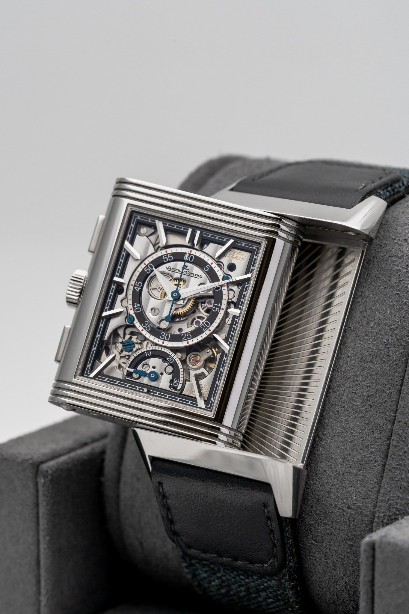 Jaeger-LeCoultre Reverso Chrono Q389848J Blue, Stainless Steel