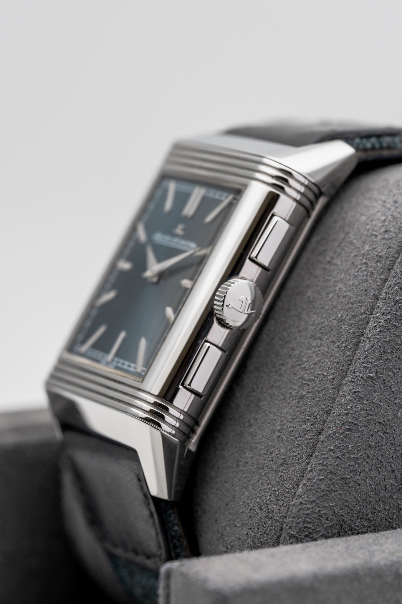 Jaeger-LeCoultre Reverso Chrono Q389848J Blue, Stainless Steel