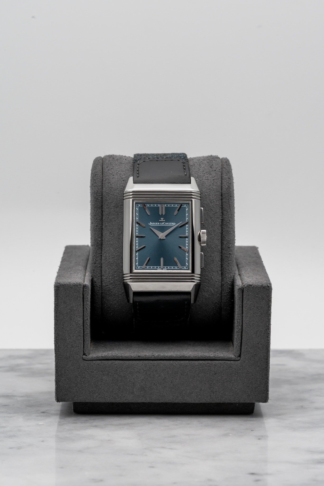 Jaeger-LeCoultre Reverso Chrono Q389848J Blue, Stainless Steel
