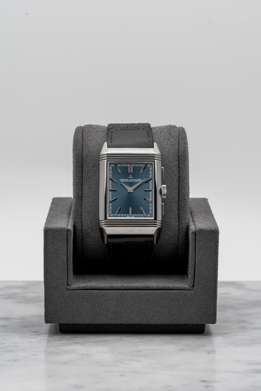 Jaeger-LeCoultre Reverso Chrono Q389848J Blue, Stainless Steel