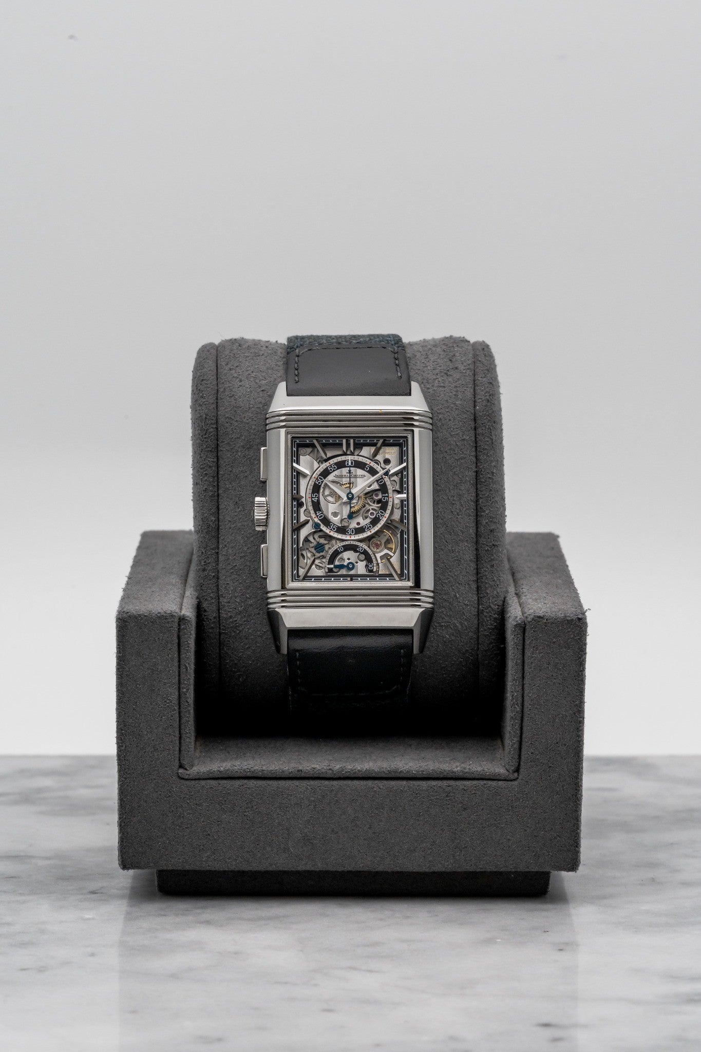 Jaeger-LeCoultre Reverso Chrono Q389848J Blue, Stainless Steel