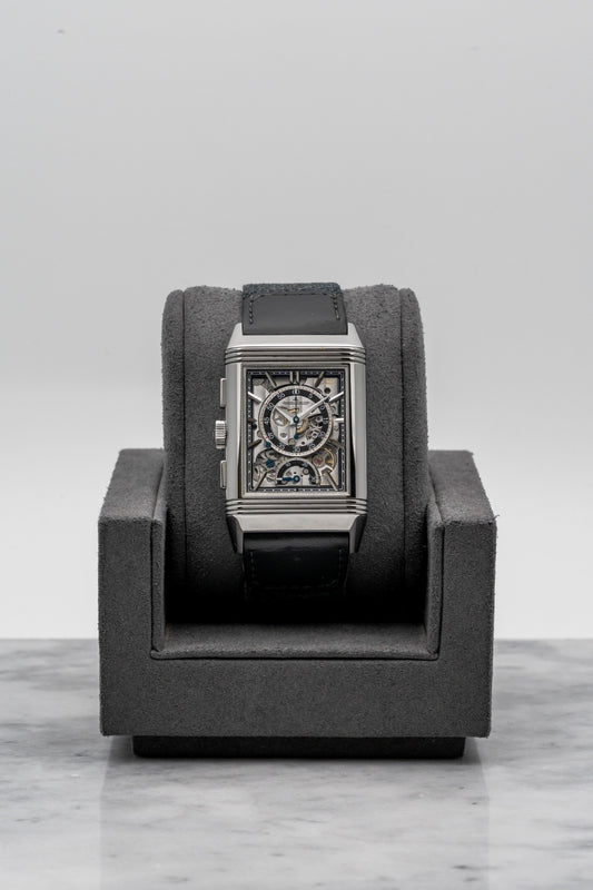 Jaeger-LeCoultre Reverso Chrono Q389848J Blue, Stainless Steel