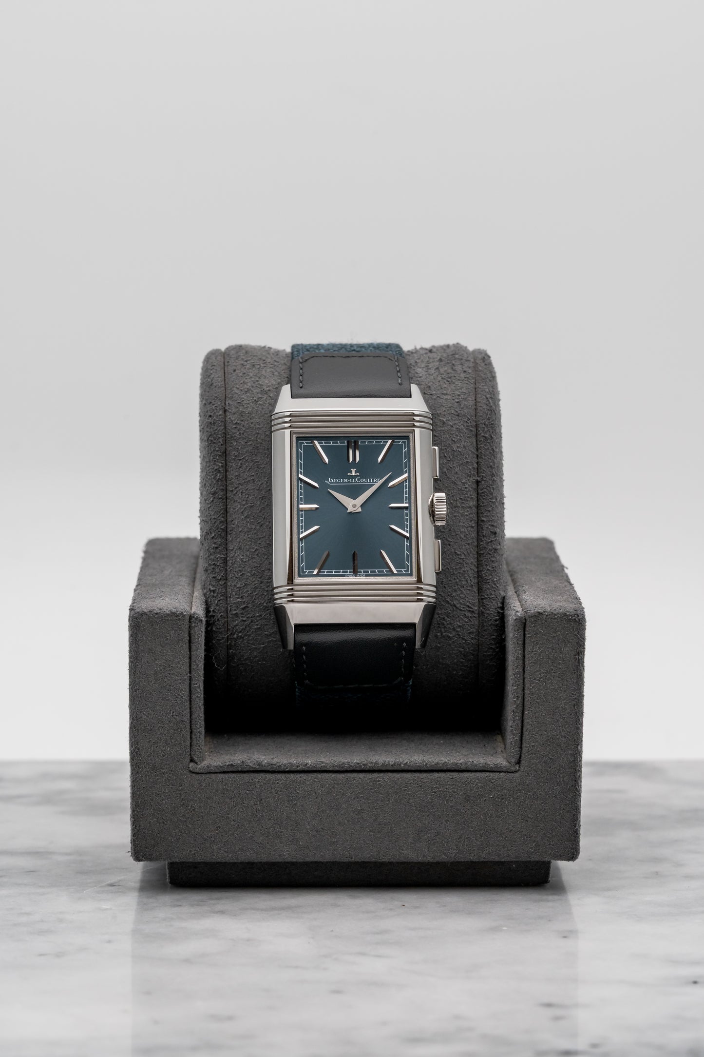Jaeger-LeCoultre Reverso Tribute Chronograph Q389848J Blue Dial