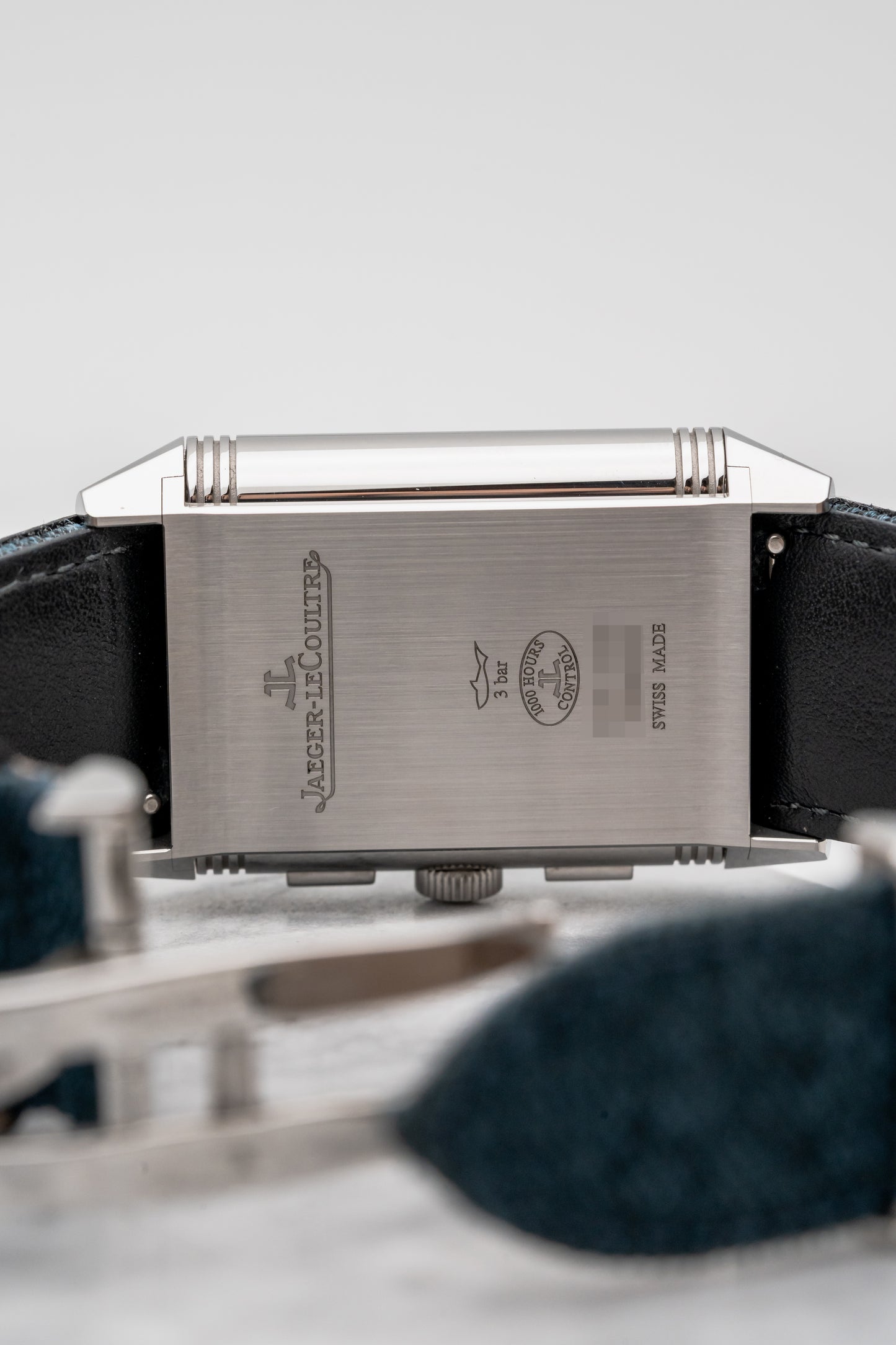 Jaeger-LeCoultre Reverso Tribute Chronograph Q389848J Blue Dial