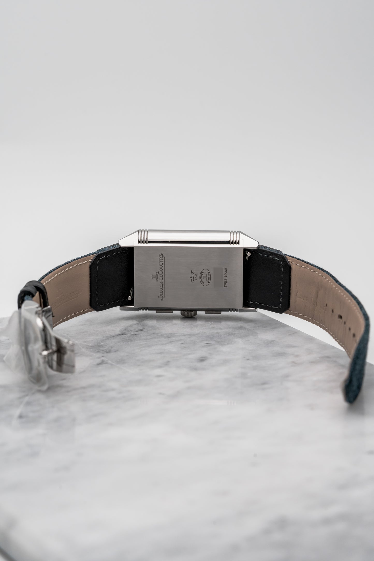 Jaeger-LeCoultre Reverso Tribute Chronograph Q389848J Blue Dial