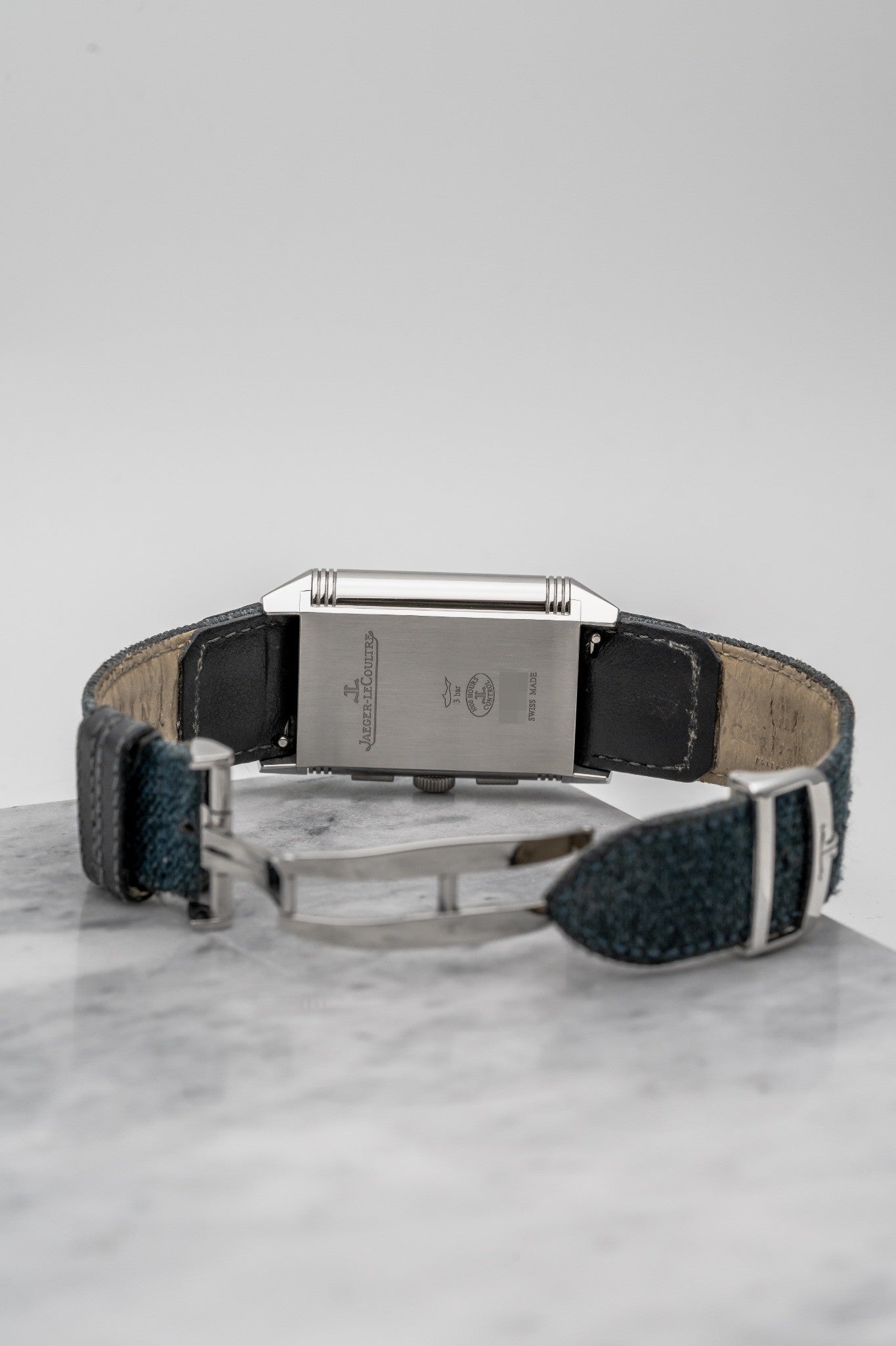 Jaeger-LeCoultre Reverso Chrono Q389848J Blue, Stainless Steel