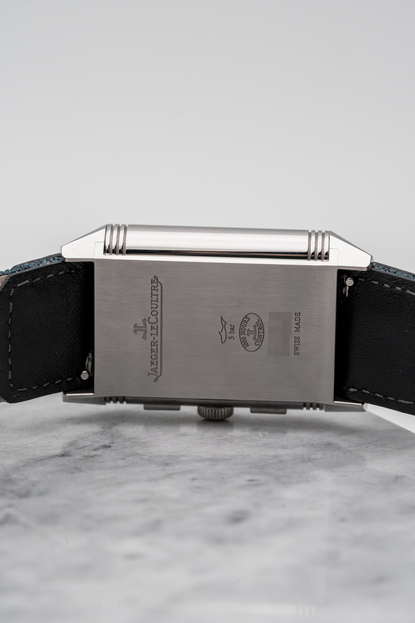 Jaeger-LeCoultre Reverso Tribute Chronograph Q389848J Blue Dial