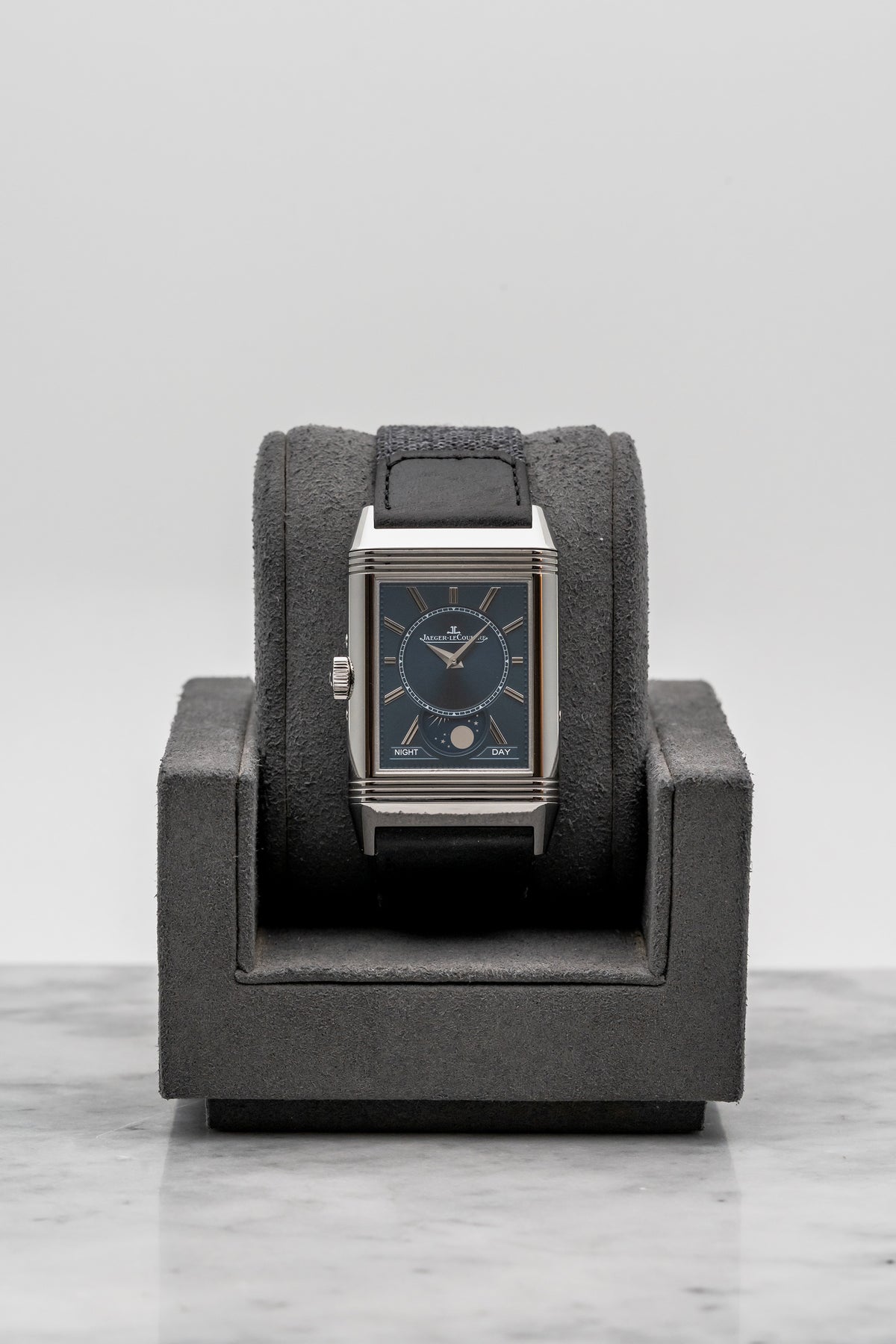 Jaeger-LeCoultre Reverso Tribute Duoface Calendar Q3918420 Silver/Blue Dial