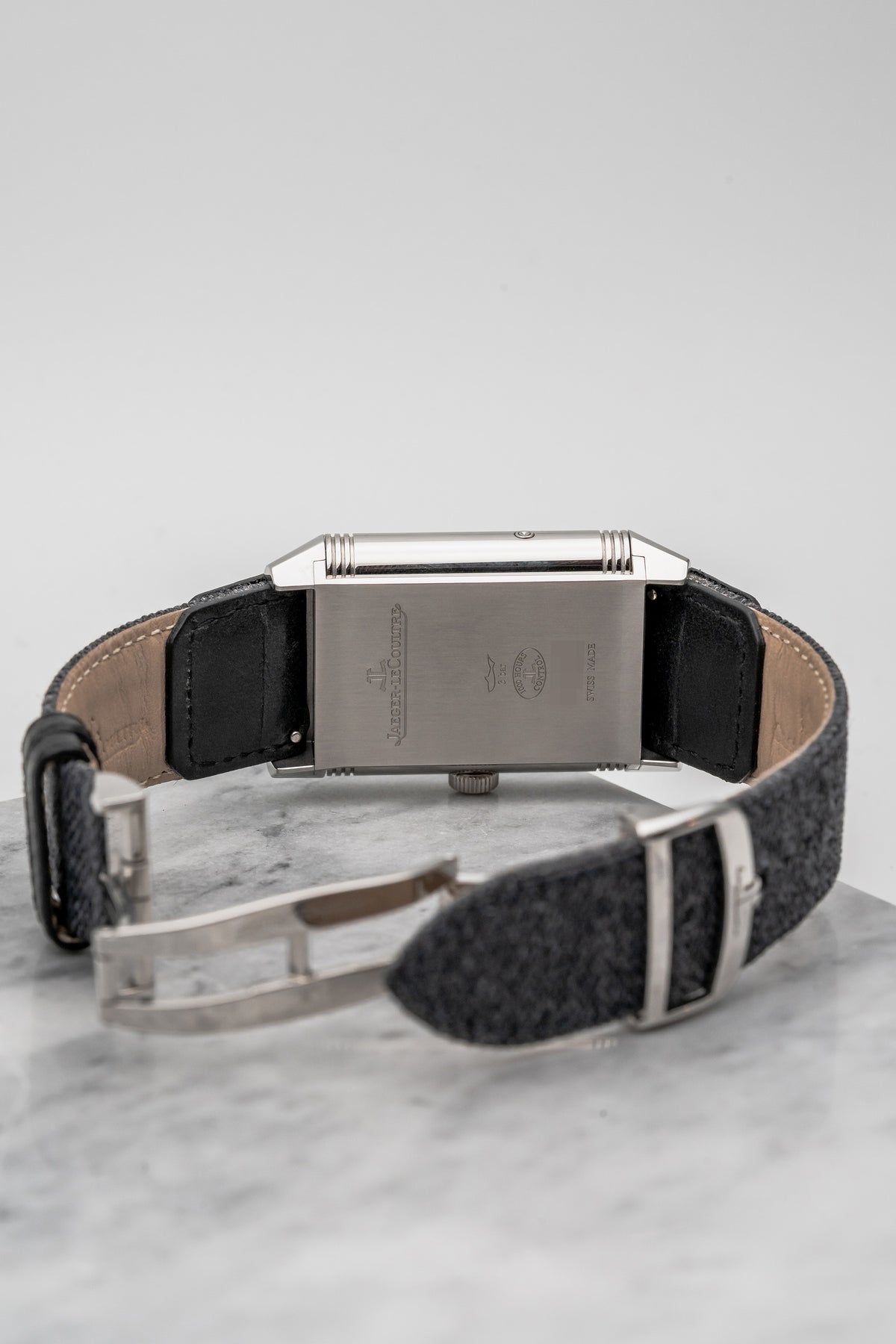 Jaeger-LeCoultre Reverso Tribute Duoface Calendar Q3918420 Silver/Blue Dial