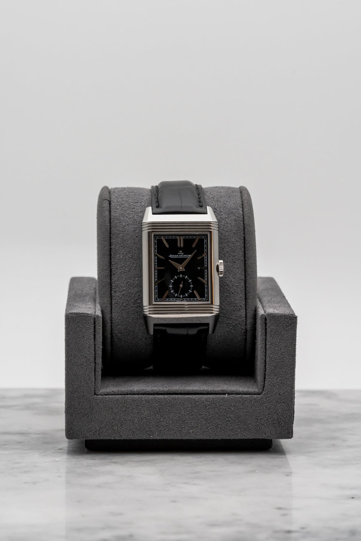 Jaeger-LeCoultre Reverso Tribute Duoface Small Seconds Q398847J Black/Silver Dial