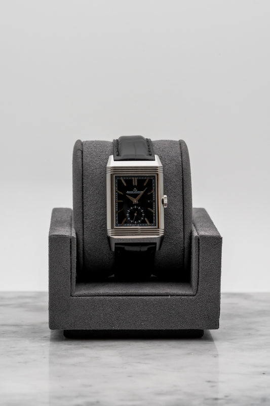 Jaeger-LeCoultre Reverso Tribute Duoface Small Seconds Q398847J Black/Silver Dial