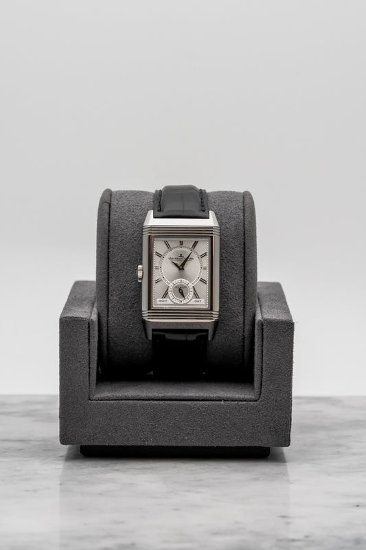 Jaeger-LeCoultre Reverso Tribute Duoface Small Seconds Q398847J Black/Silver Dial