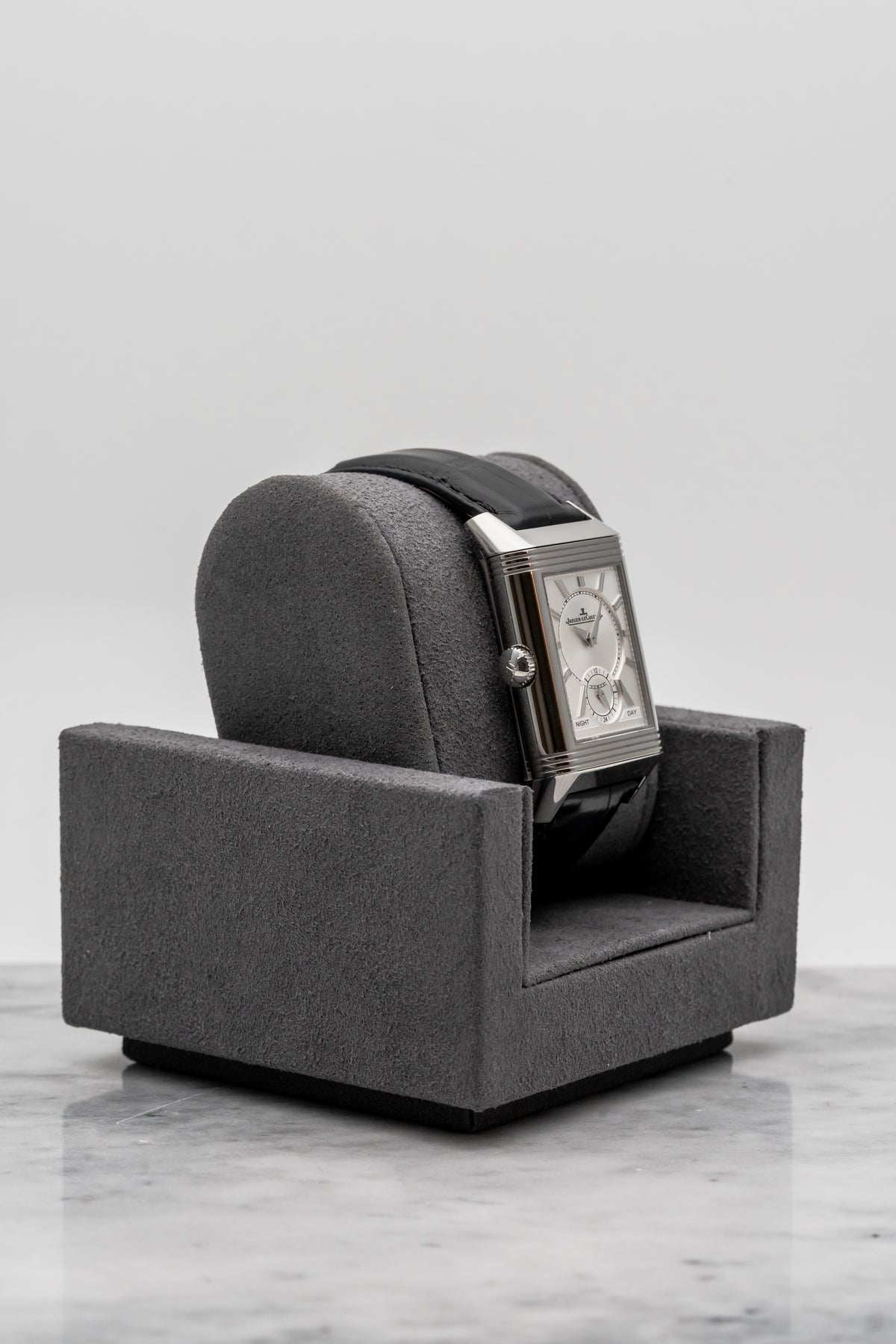 Jaeger-LeCoultre Reverso Tribute Duoface Small Seconds Q398847J Black/Silver Dial