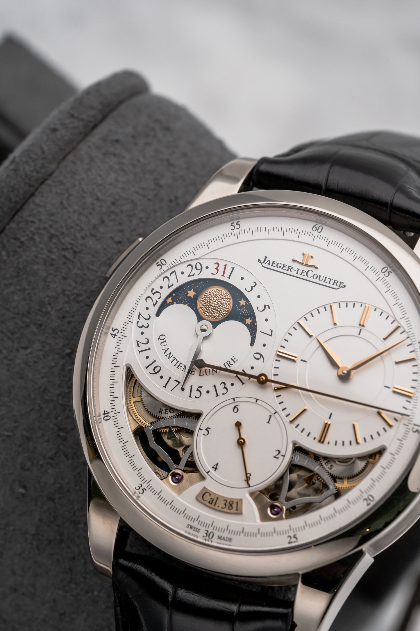 Jaeger-LeCoultre Duomètre Quantième Lunaire Q6043420 Silver Dial