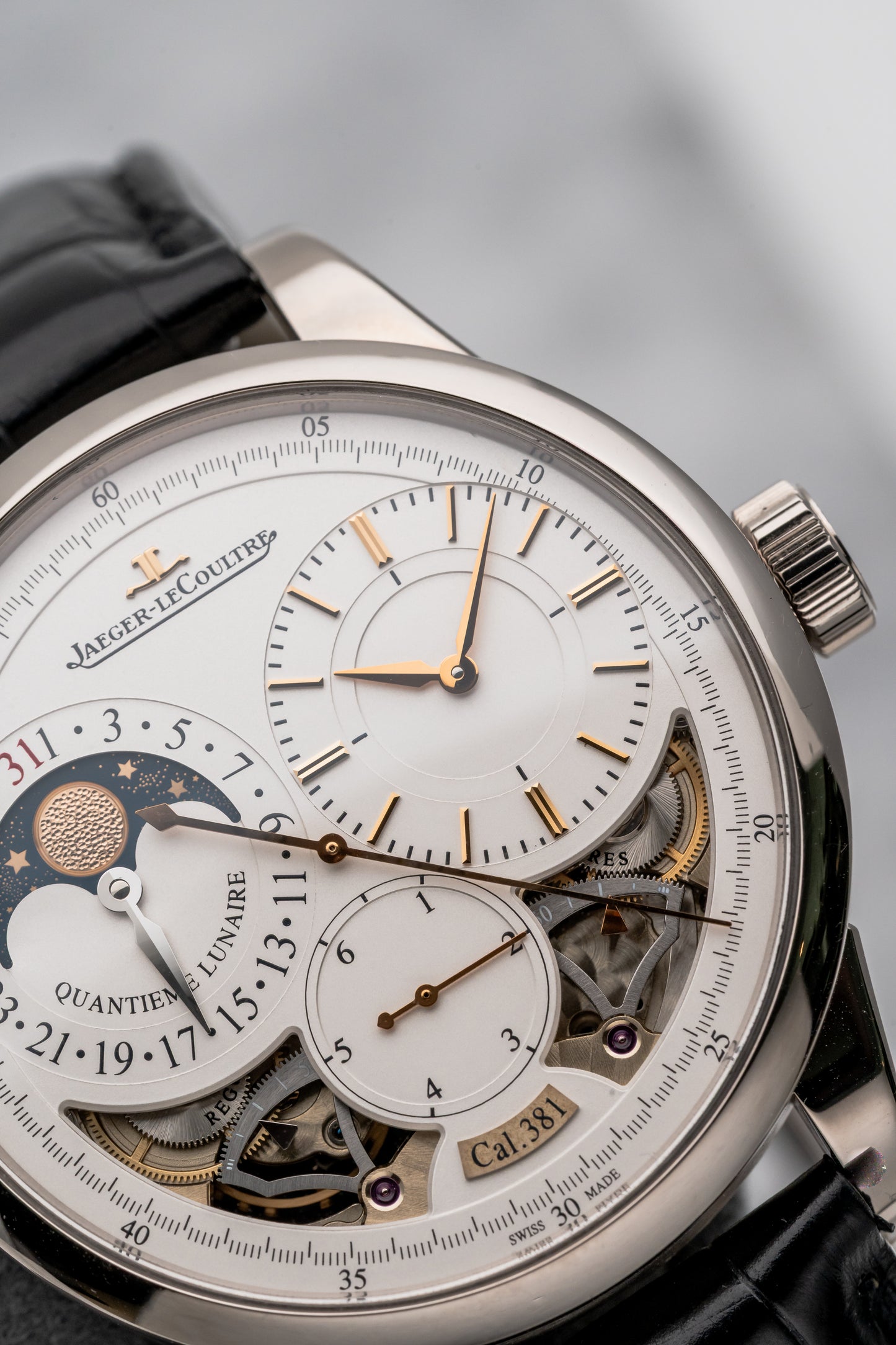 Jaeger-LeCoultre Duomètre Quantième Lunaire Q6043420 Silver Dial