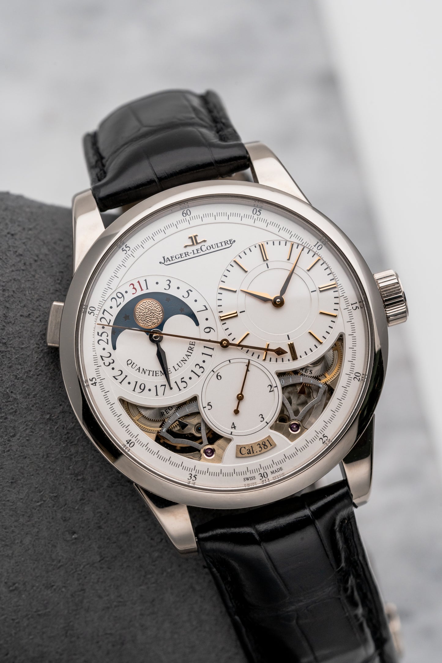 Jaeger-LeCoultre Duomètre Quantième Lunaire Q6043420 Silver Dial