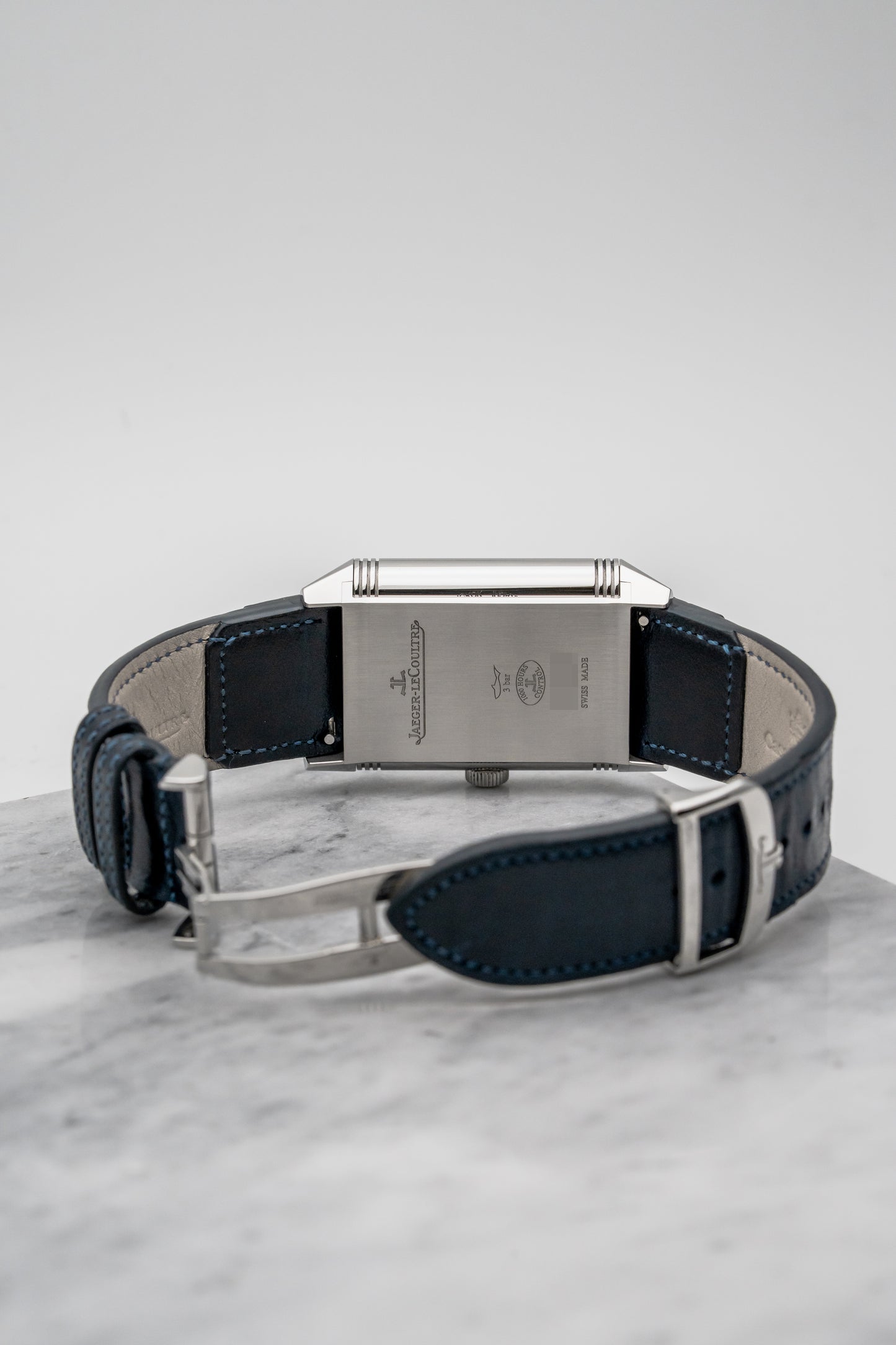 Jaeger-LeCoultre Reverso Tribute Geographic Q714845J Stainless Steel, Blue Dial