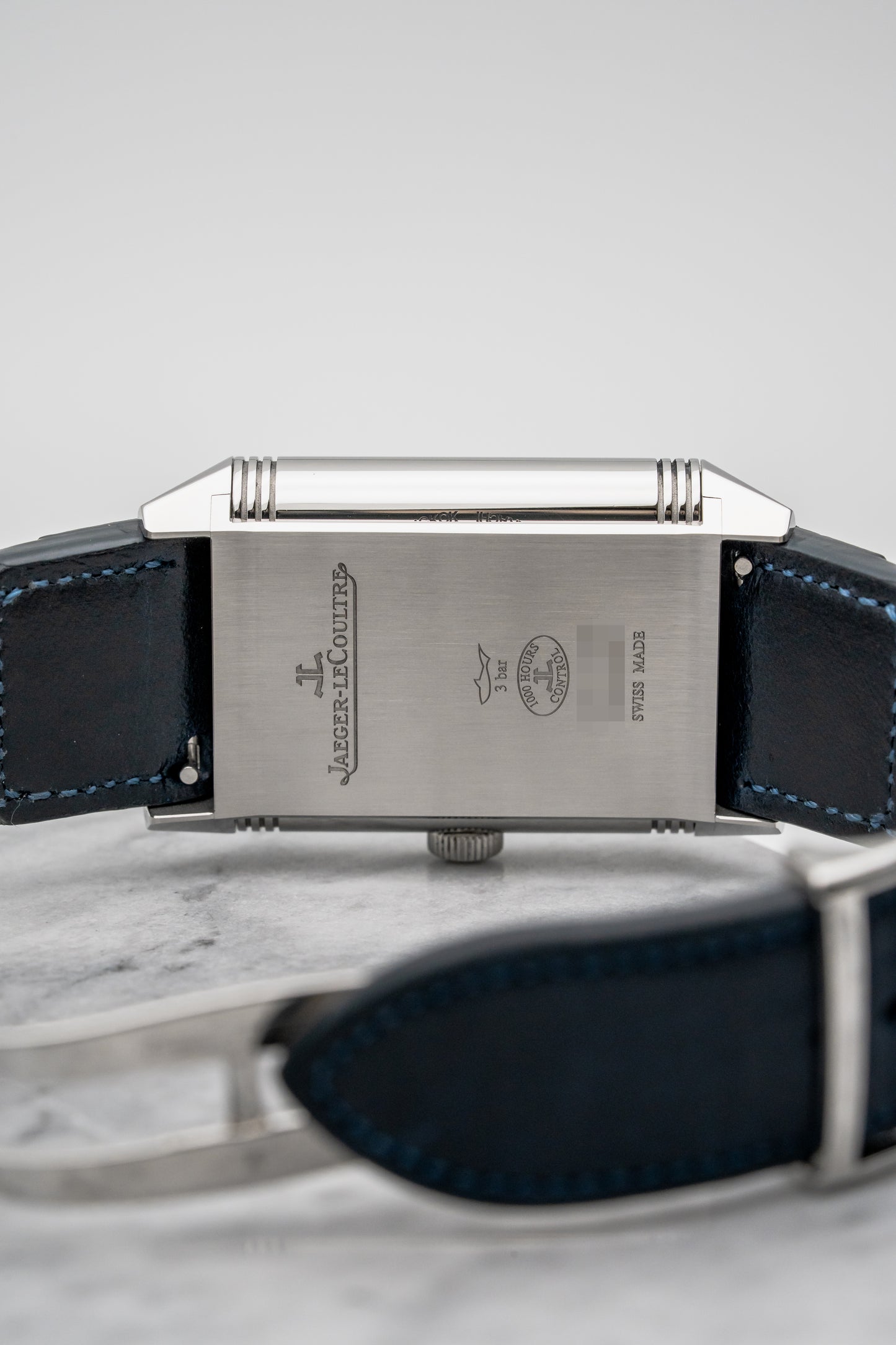 Jaeger-LeCoultre Reverso Tribute Geographic Q714845J Stainless Steel, Blue Dial