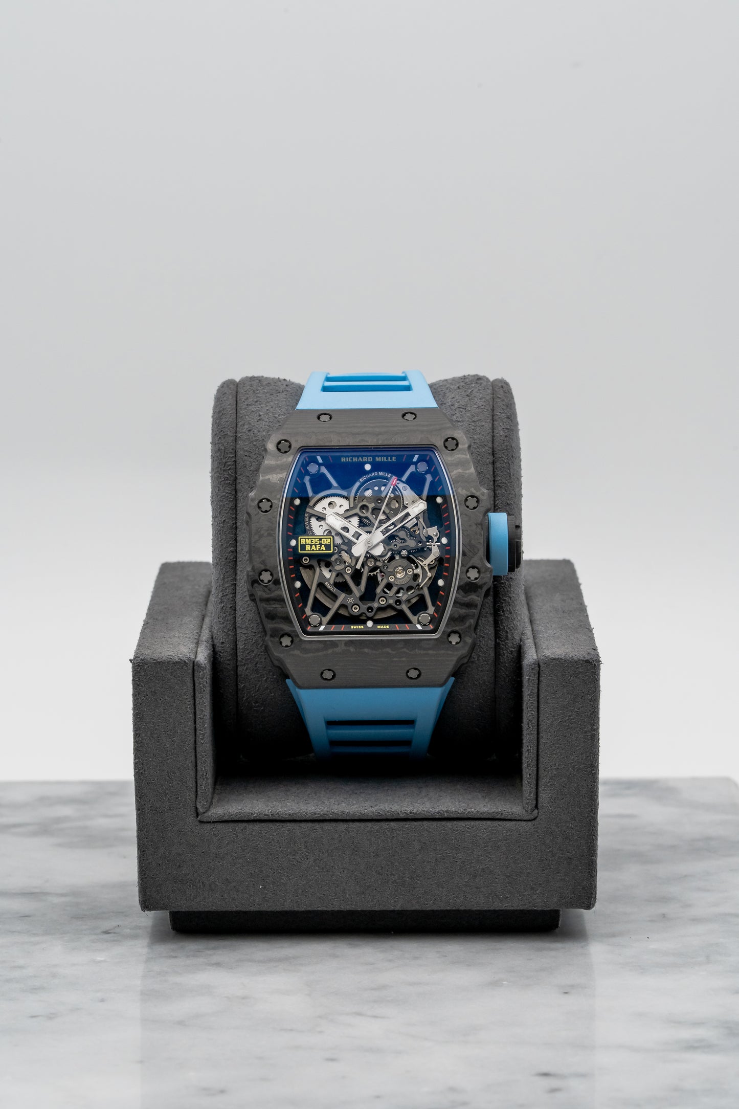 Richard Mille RM35-02 Rafael Nadal Black NTPT, Skeleton Dial
