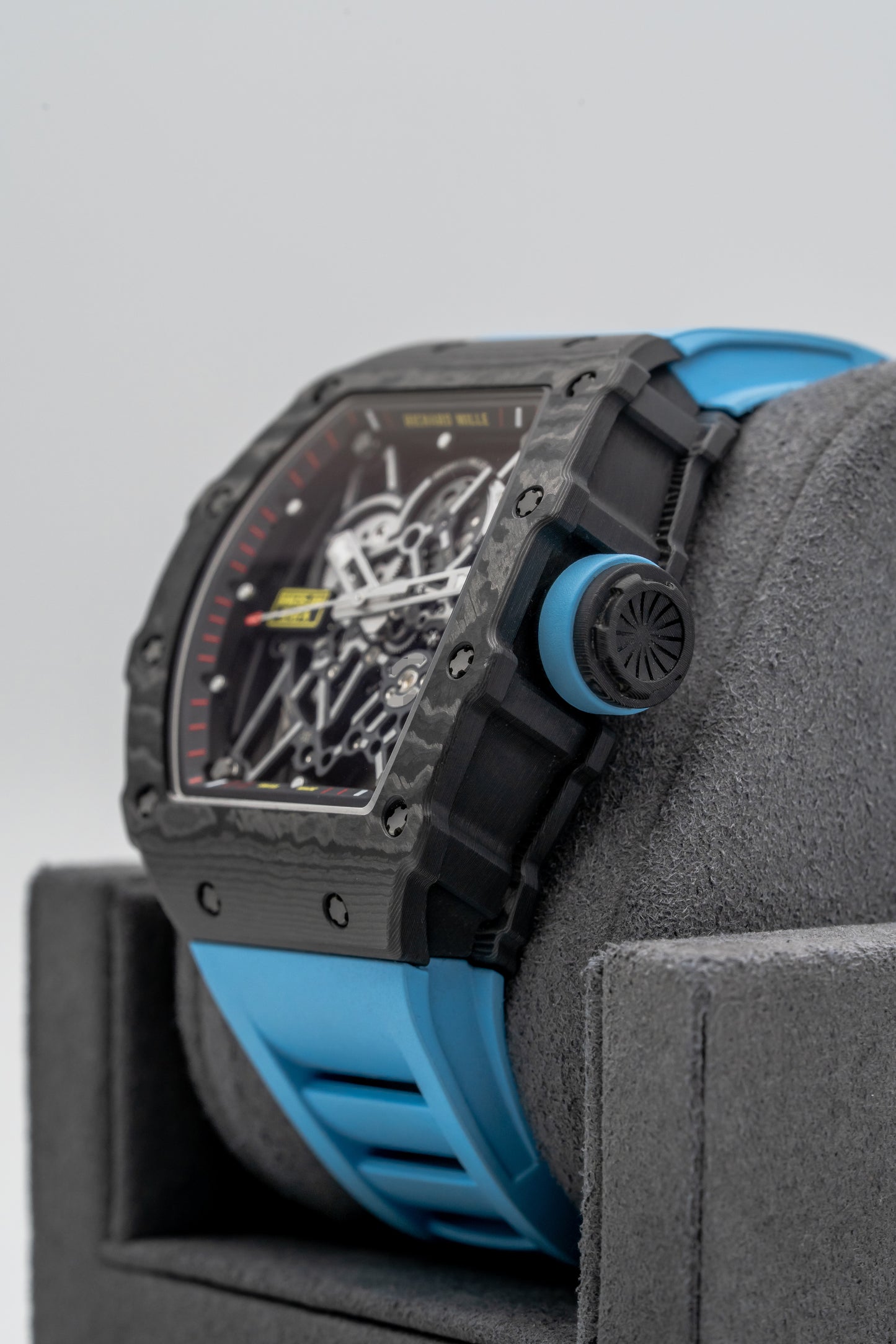Richard Mille RM35-02 Rafael Nadal Black NTPT, Skeleton Dial
