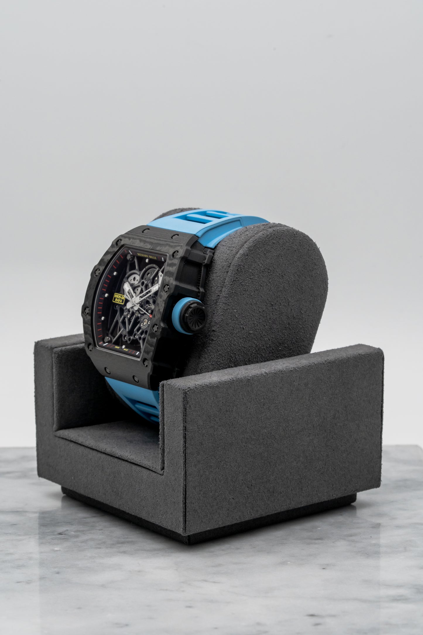 Richard Mille RM35-02 Rafael Nadal Black NTPT, Skeleton Dial