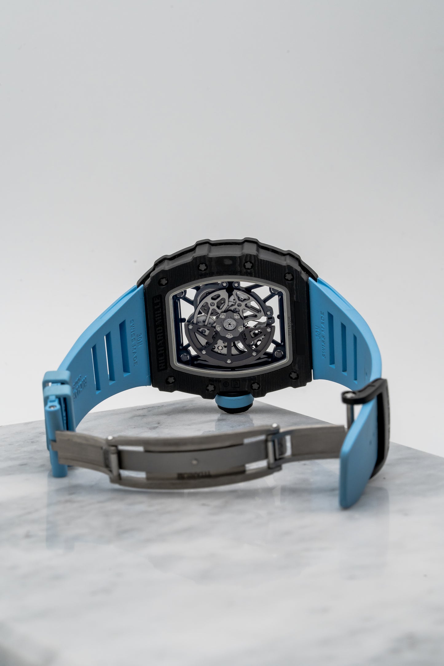 Richard Mille RM35-02 Rafael Nadal Black NTPT, Skeleton Dial