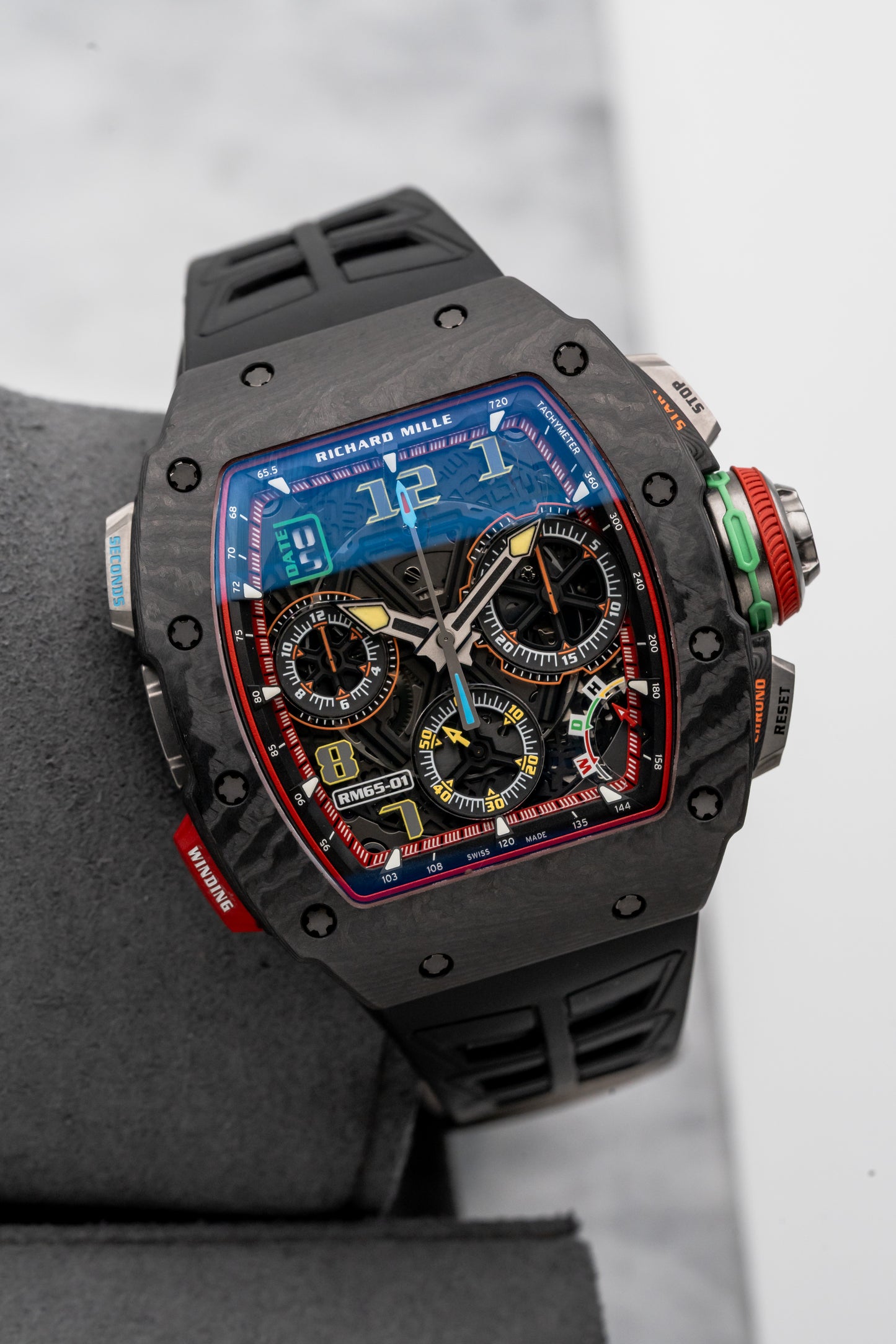 Richard Mille RM 65-01 Automatic Split-Seconds Chronograph Carbon TPT
