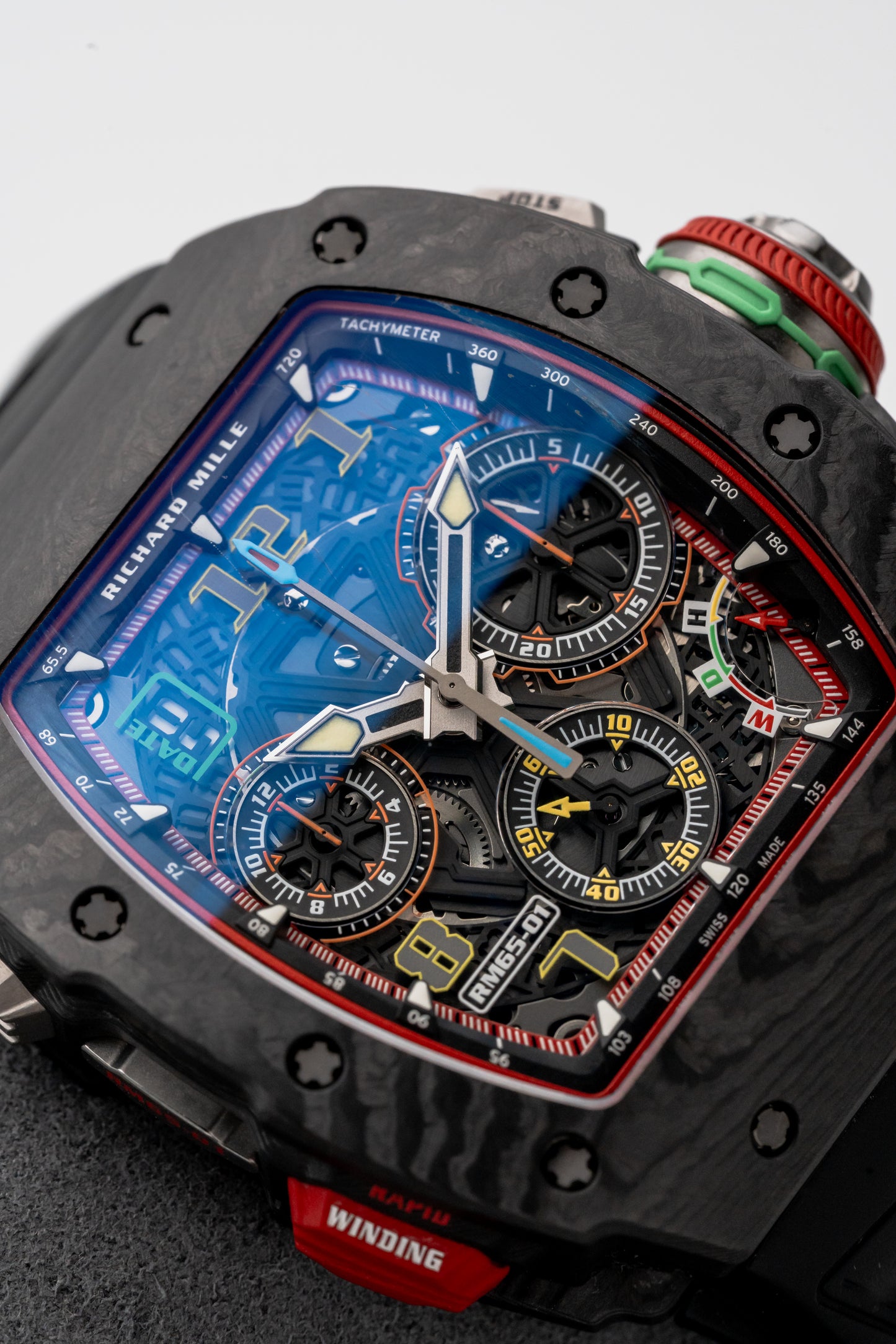 Richard Mille RM 65-01 Automatic Split-Seconds Chronograph Carbon TPT