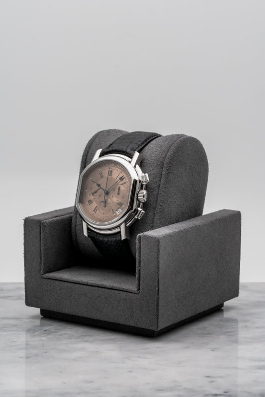 Daniel Roth Chronograph S247, Salmon Dial, White Gold