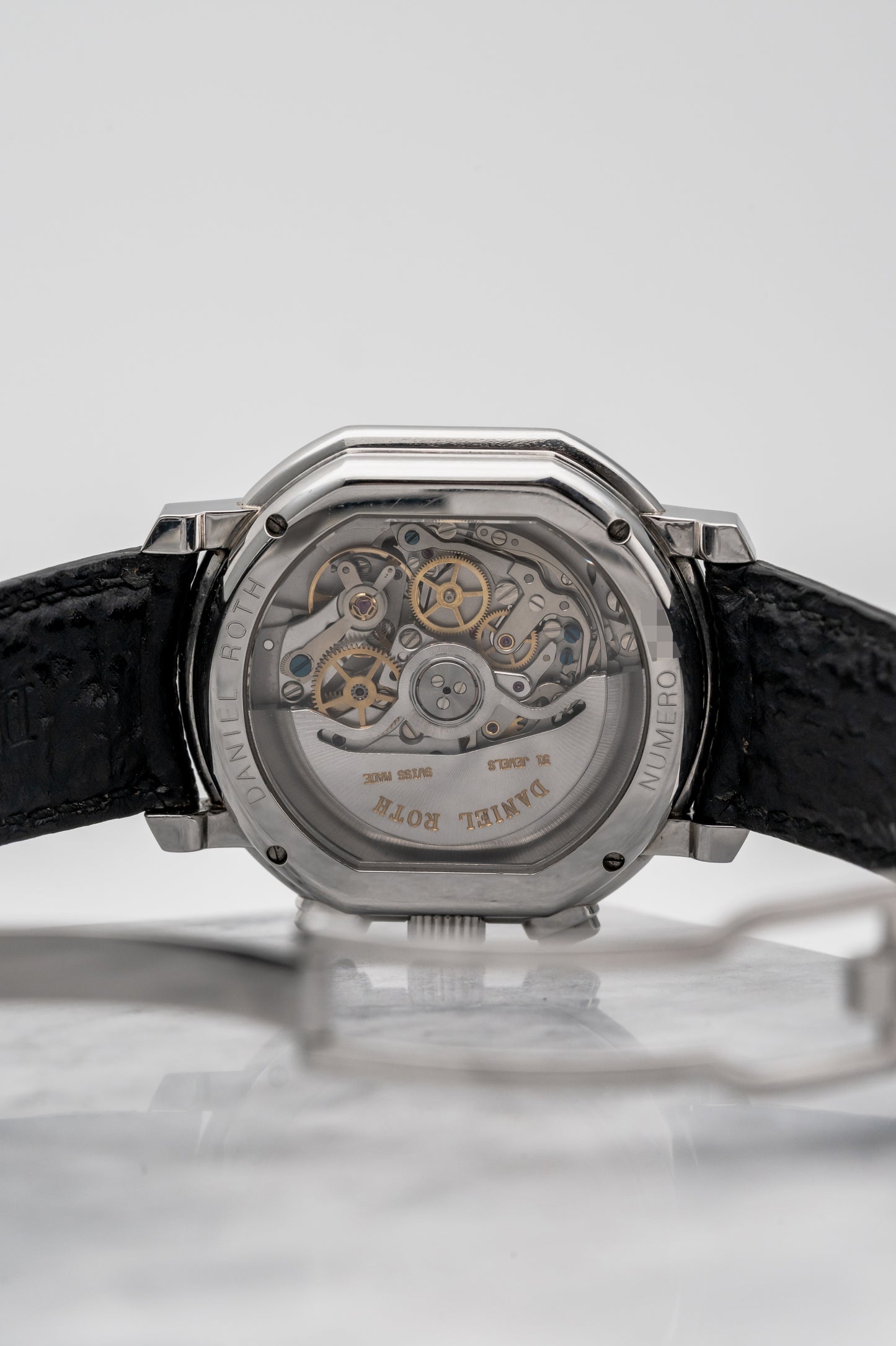 Daniel Roth Chronograph S247, Salmon Dial, White Gold