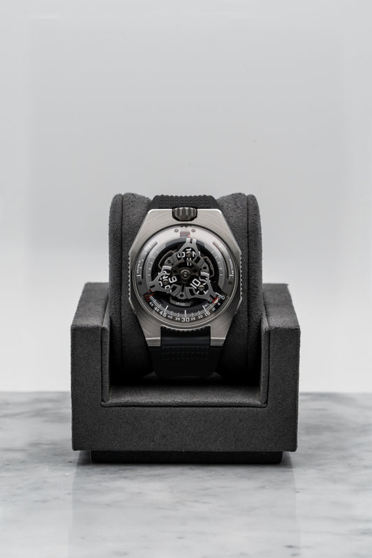 Urwerk UR-100V – Titanium & Steel, Satellite Wandering Hours