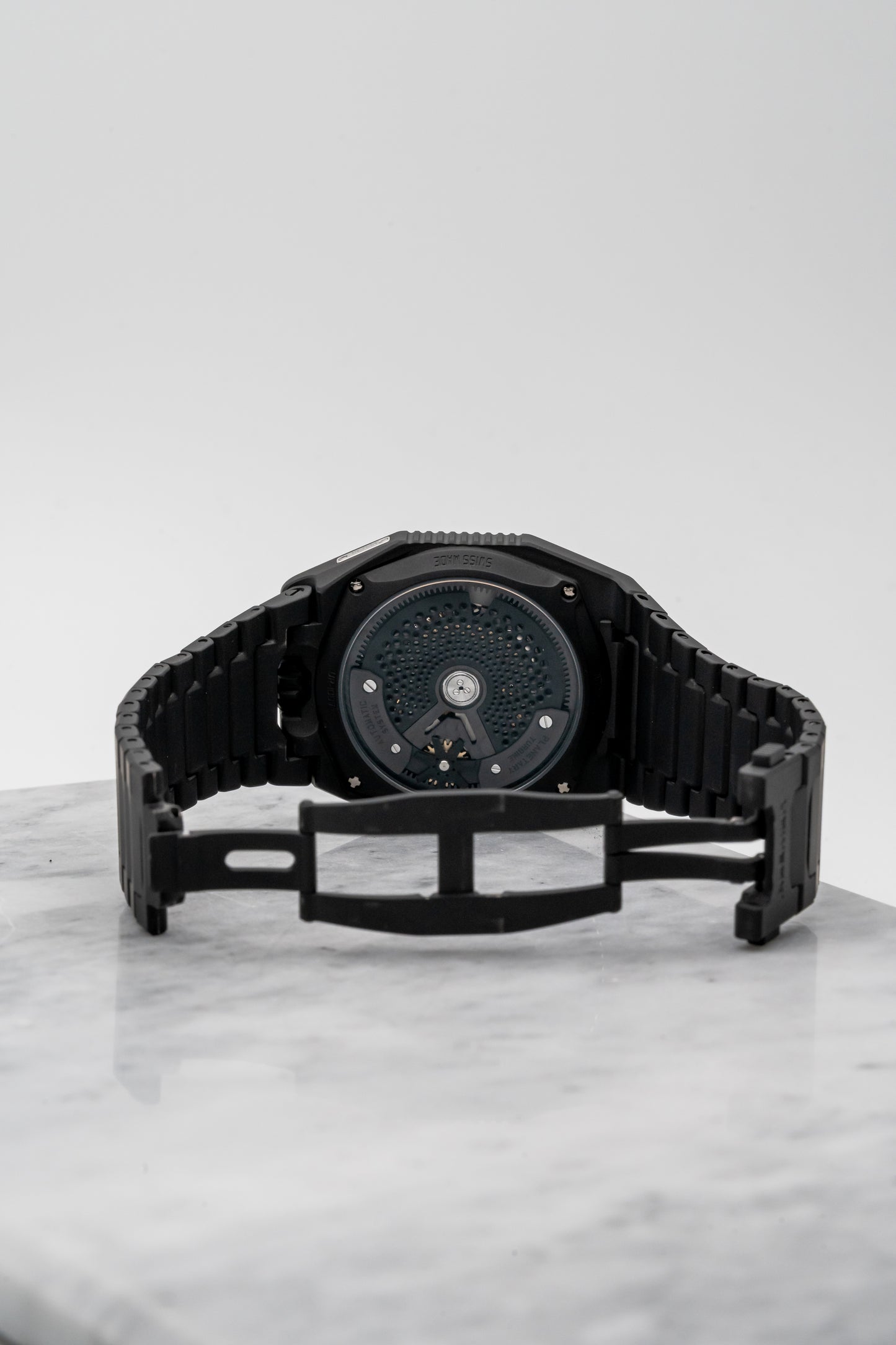 Urwerk UR-100V Full Black Titanium Jacket Skeleton Dial
