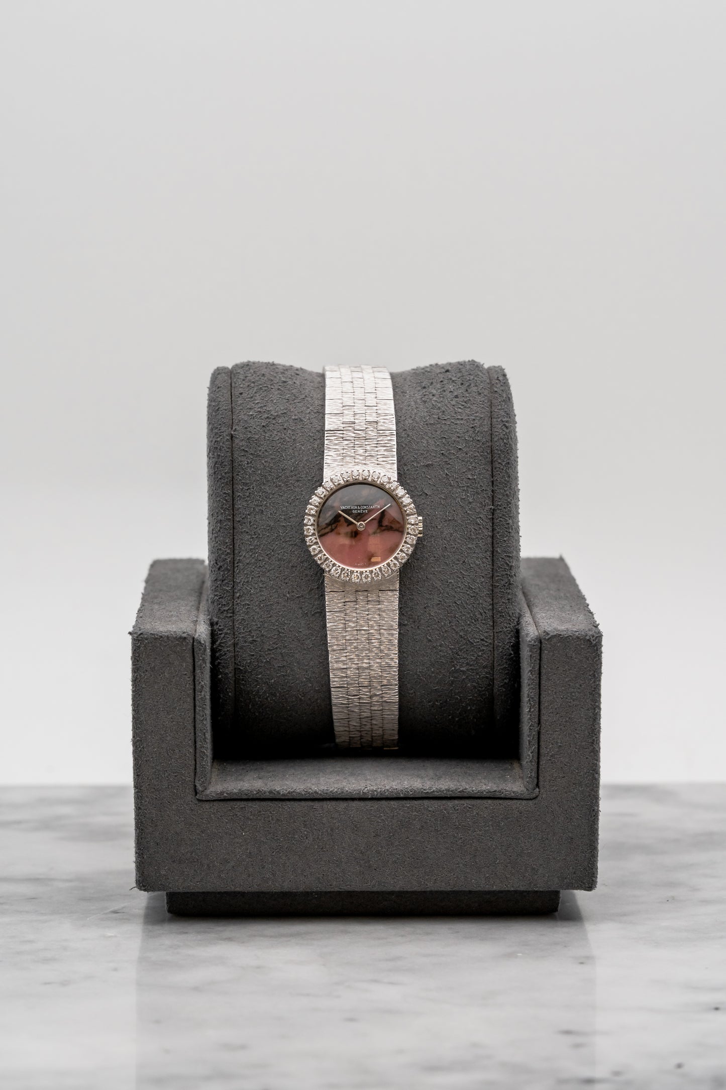Vacheron Constantin Vintage Ladies Pink Agate Dial