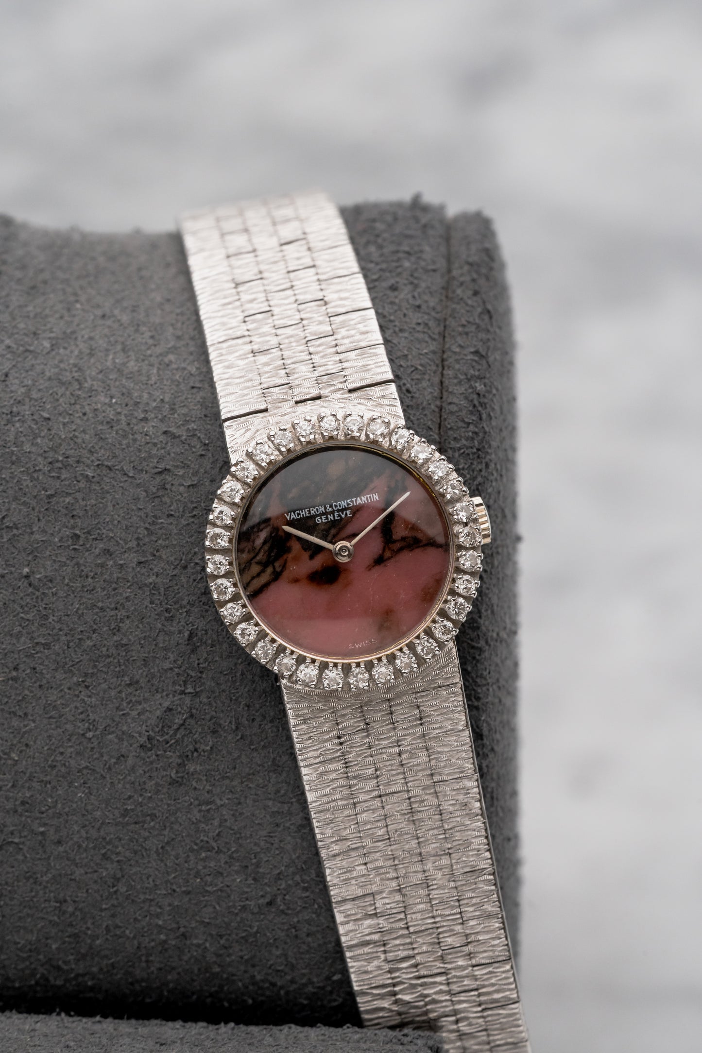 Vacheron Constantin Vintage Ladies Pink Agate Dial