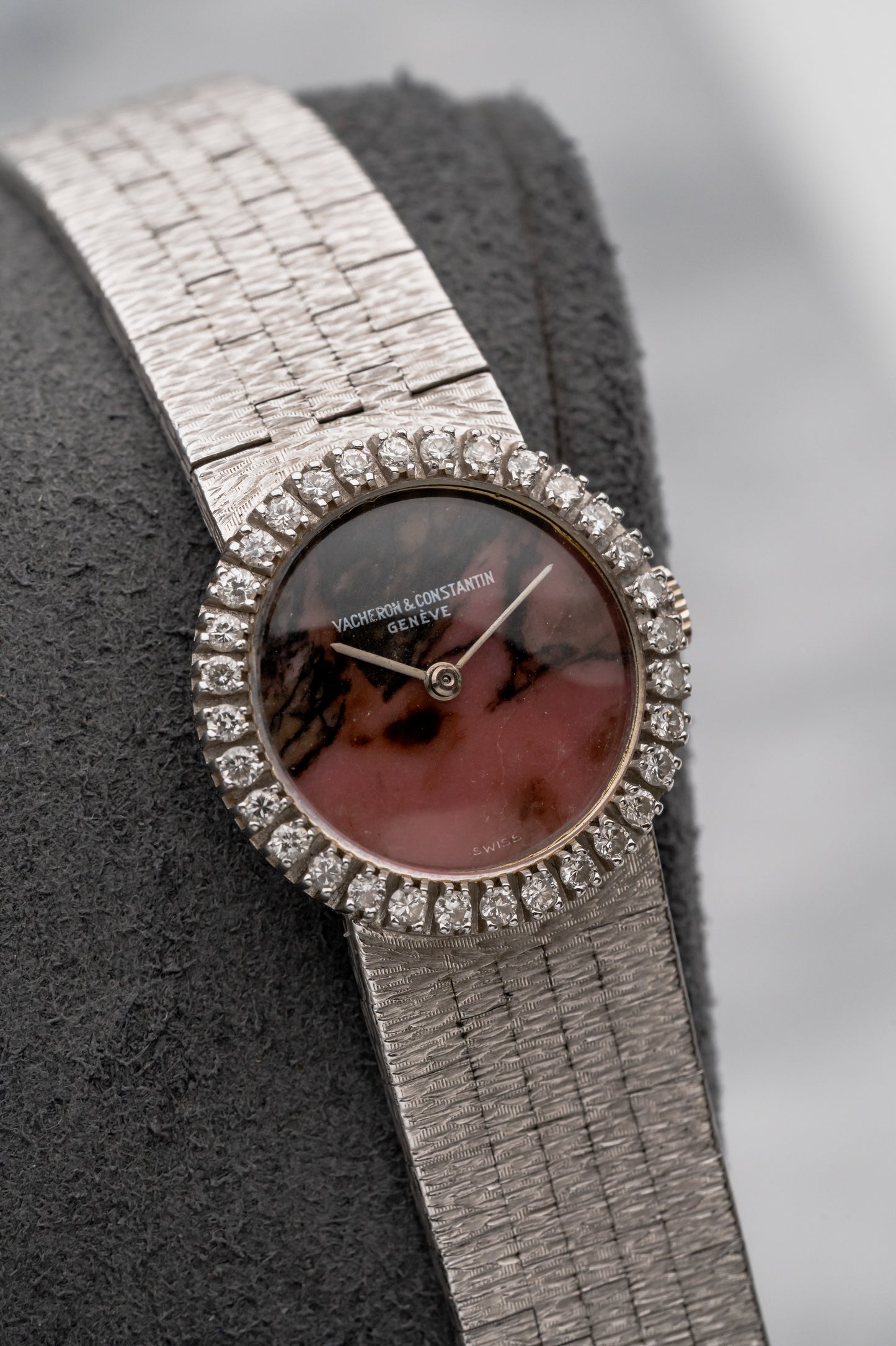 Vacheron Constantin Vintage Ladies Pink Agate Dial