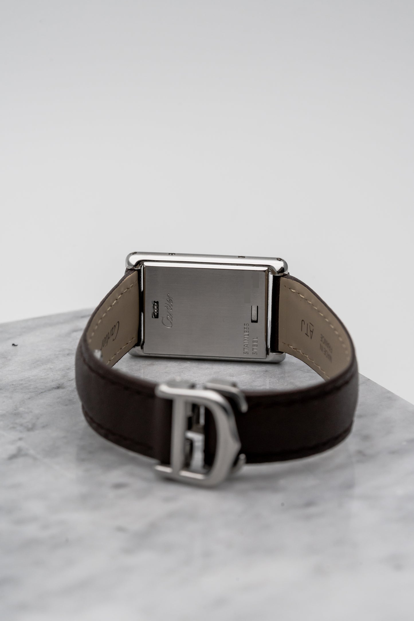 Cartier Tank Basculante W1016830 Grey Dial