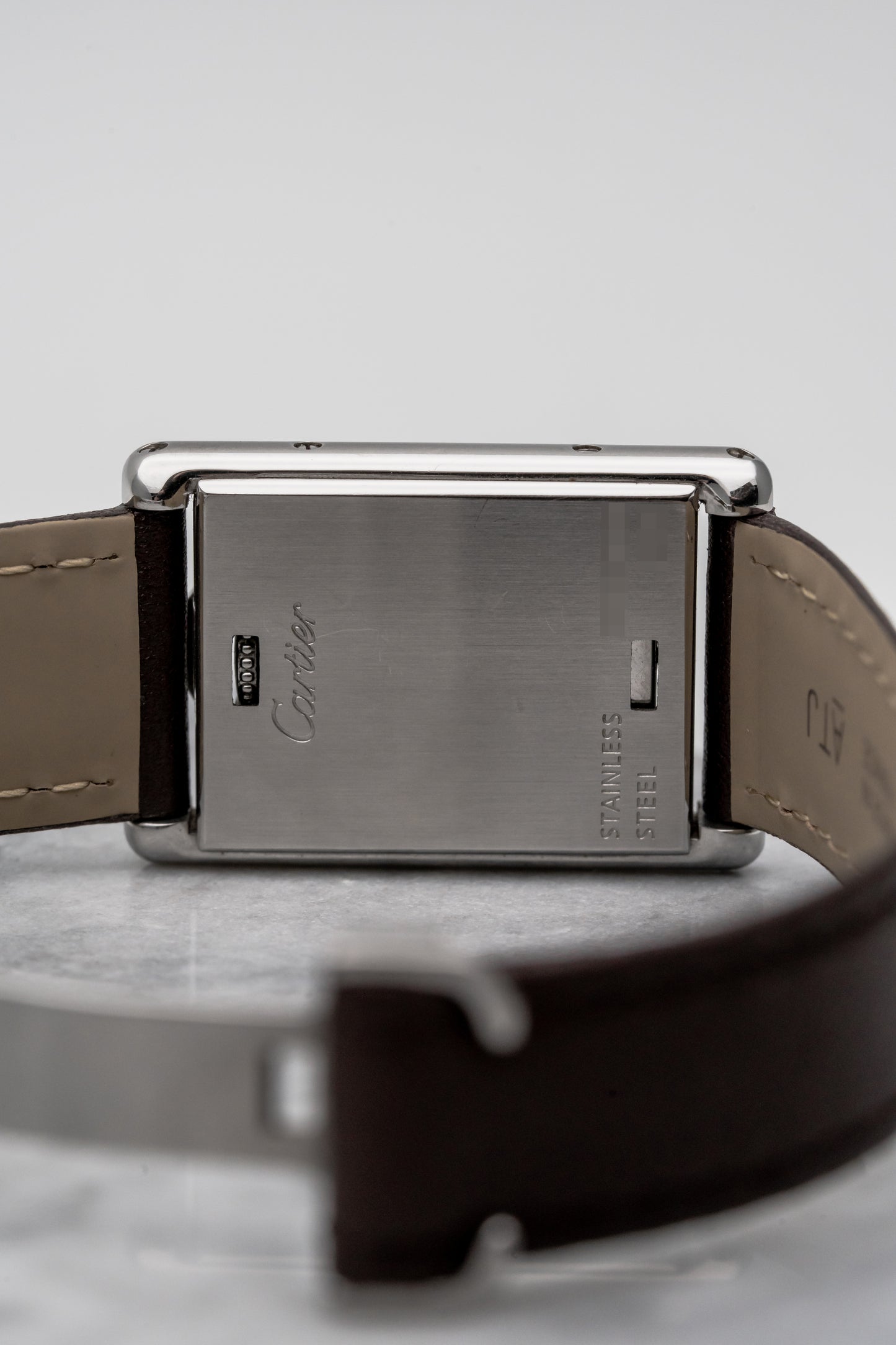 Cartier Tank Basculante W1016830 Grey Dial