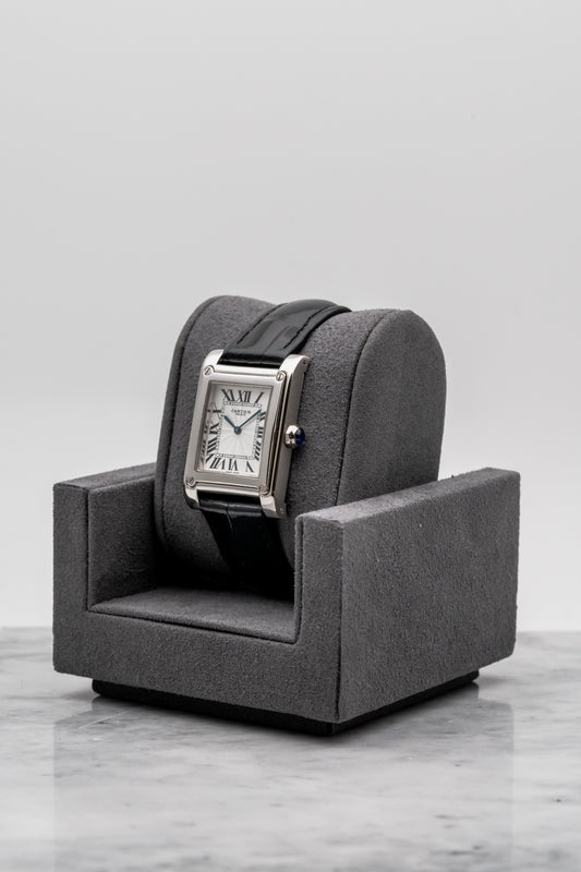 Cartier Tank à Vis Collection Privée W1529651 Silver Dial