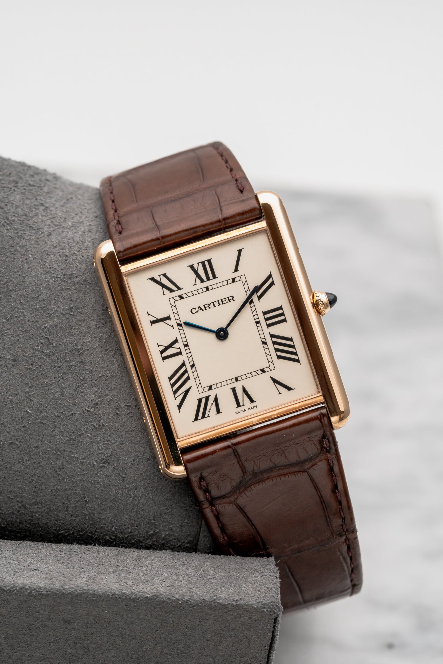Cartier Tank Louis XL W1560017 Silver Dial